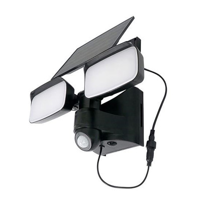 Reflektor LED so solárnym panelom+PIR 9W 850lm 4000K SOLIGHT WO7203