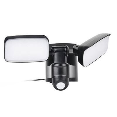 Reflektor LED so solárnym panelom+PIR 9W 850lm 4000K SOLIGHT WO7203