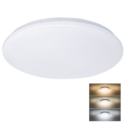 Stropnica LED IP20 450mm 36W 3-6000K 3CCT 2520lm okrúhla biela SOLIGHT WO793