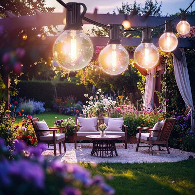 Reťaz svietiaca LED WW 10ks 5+3m IP44 SOLIGHT WO794-2