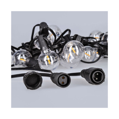 Reťaz svietiaca LED WW 10ks 5+3m IP44 SOLIGHT WO794-2