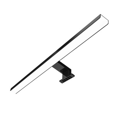 Svietidlo kúpeľňové LED nad zrkadlo 12W 4000K IP44 čierne 780lm 60cm 3v1 SOLIGHT WO828-BLK