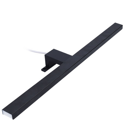 Svietidlo kúpeľňové LED nad zrkadlo 12W 4000K IP44 čierne 780lm 60cm 3v1 SOLIGHT WO828-BLK