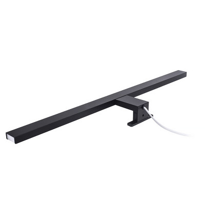 Svietidlo kúpeľňové LED nad zrkadlo 12W 4000K IP44 čierne 780lm 60cm 3v1 SOLIGHT WO828-BLK