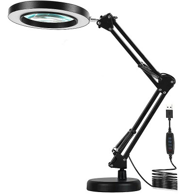 Lampa stolová a lupa LED NKL144 BLACK
