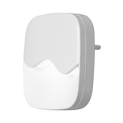 Svietidlo nočné LED OSRAM LUNETTA WAVE WH do zásuvky so súmrakovým senzorom