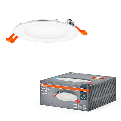Svietidlo OSRAM DOWNLIGHT SLIM 120mm 8W/4000K 800lm WT okrúhle do podhľadov