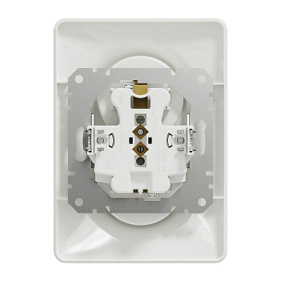 Dvojzásuvka SCHNEIDER SEDNA SDD311211C biela