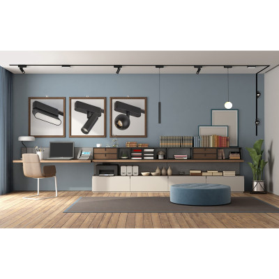 Svietidlo pre lištový systém RABALUX 70104 LiTrack Spot04W BLACK