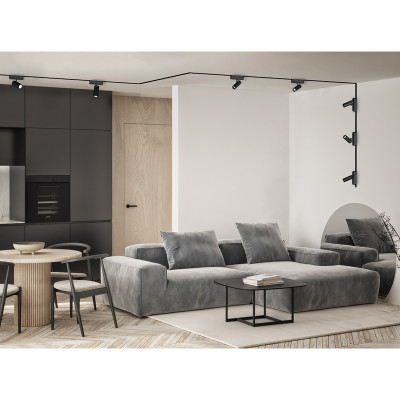 Svietidlo pre lištový systém RABALUX 70104 LiTrack Spot04W BLACK