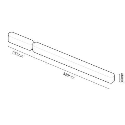 Zdroj pre lištový systém RABALUX 70204 LiTrack Driver 100 80W BLACK
