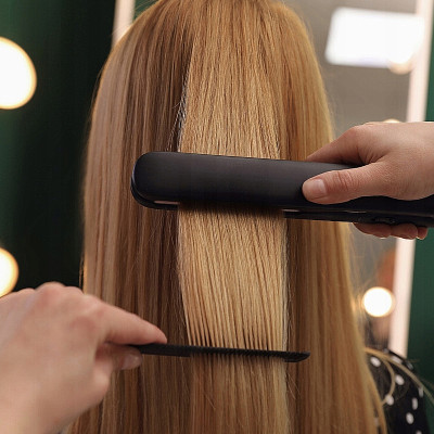 Žehlička na vlasy ELLE Straightener čierna 35W