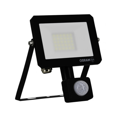 Reflektor LED 20W+PIR 4000K BK OSRAM FL LUX 20W/4000K SENSOR BK 1800lm IP65