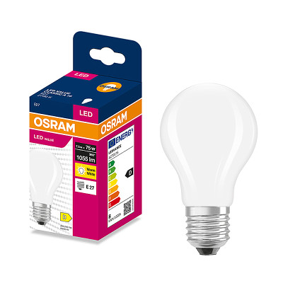 Žiarovka OSRAM LED VALCLA75 E27 7,5W/827 FILAMENT FR matná