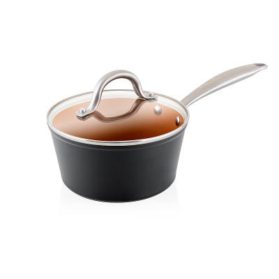 Sada hrncov ETA STELLON 6930 90000 čierna/medená (5ks)