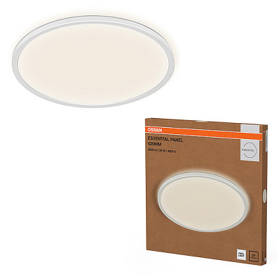 Stropnica LED 420mm 28W 4000K 3200lm IP20 biele OSRAM ESSENTIAL PANEL ROUND
