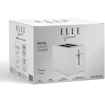 Hriankovač ELLE EKTTP201WHEU biely 980W