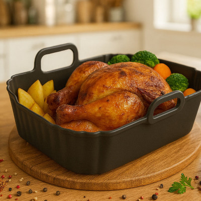 Silikónová vložka do teplovzdušnej fritézy NOVEEN SI407 (19x12x6,8cm)