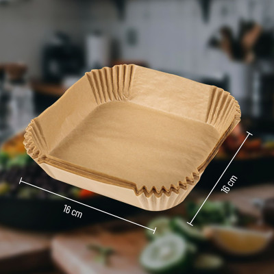 Papierová vložka do teplovzdušnej fritézy NOVEEN PI205 (16x16x4,5cm 100ks)