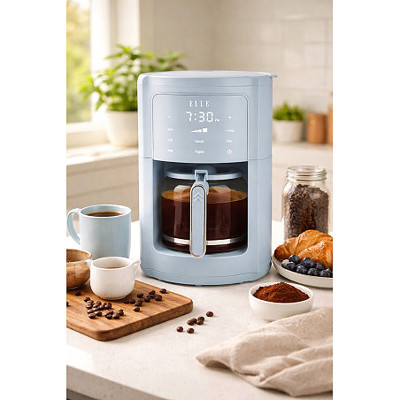 Kávovar na prekvapkávanú kávu ELLE EKCMP301BUEU nebesky-modrý 1,8l 1000W