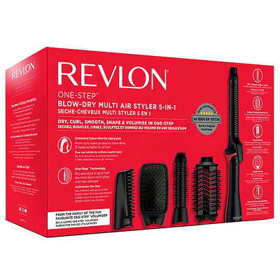 Kulmofén REVLON One-Step Blow-Dry Multi Air Styler 5in1 RVDR5371E čierny 820W