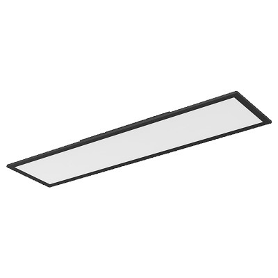 Svietidlo LED PANEL OSRAM ESSENTIAL PANEL RECTANGULAR 24W 4000K 3200lm 100x25cm na povrch BLACK