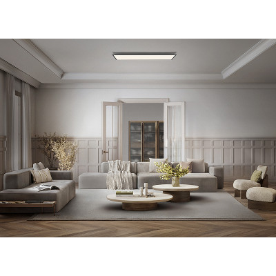 Svietidlo LED PANEL OSRAM ESSENTIAL PANEL RECTANGULAR 24W 4000K 3200lm 100x25cm na povrch BLACK