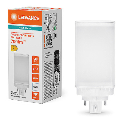 Žiarovka LEDVANCE LED DULUX T/E 13LED 6W/840 GX24Q-1 (HF a AC MAINS)