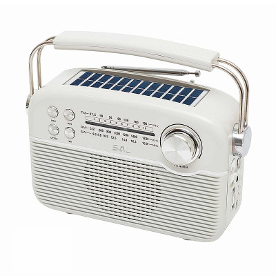 Rádio prenosné SAL RPR9 RETRO so solárnym panelom