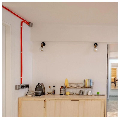 Vypínač na povrch kovový Creative Tube - CTBOX-1SW