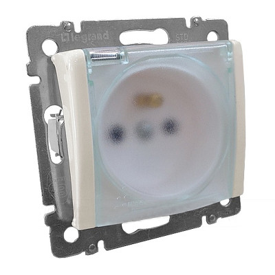 Jednozásuvka LEGRAND VALENA 774121 béžová IP44