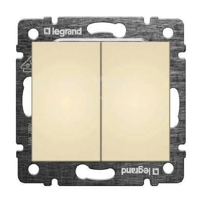 Vypínač lustrový č.5 LEGRAND VALENA 774305 béžový