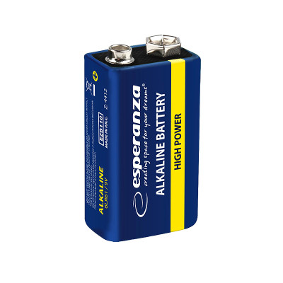 Batéria ESPERANZA LR9V/6LR61 alkalická