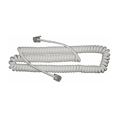 Kábel telefónny RJ10-RJ10 krútený 5m biely