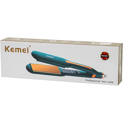 Žehlička na vlasy KEMEI KM-9827 zelená 60W