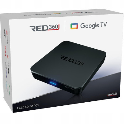 Prijímač Android smart TV BOX Google TV OPTICUM RED360 X100 PRO+
