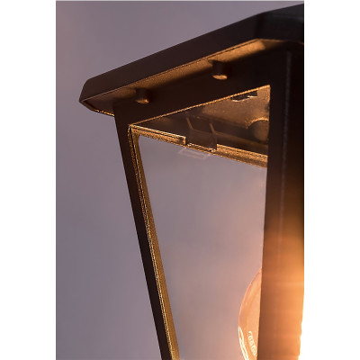 Vonkajšie nástenné svietidlo RABALUX 7147 Paravento E27 IP44 čierne