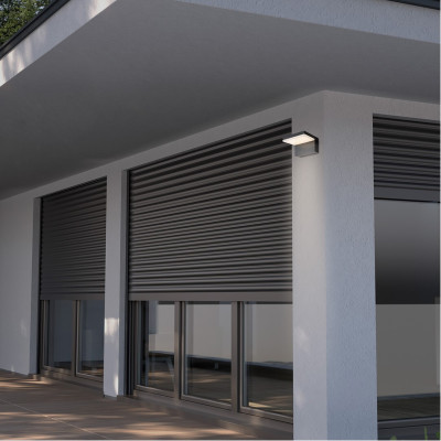 Vonkajšie nástenné svietidlo RABALUX 77092 Zaragoza 10W 4000K IP54 560lm čierne