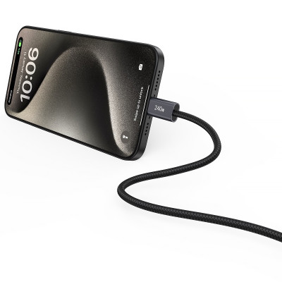 Kábel USBC-USBC 2m 240W čierny DEVIA EC652