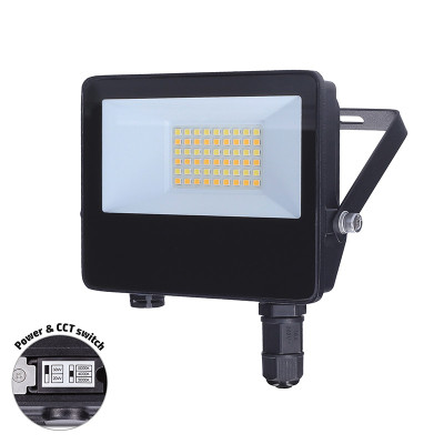 Reflektor LED 20W CCT BK SOLIGHT WM-20W-T 10-20W/CCT BK 1300-2600lm IP65 rýchlokonektor