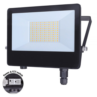 Reflektor LED 50W CCT BK SOLIGHT WM-50W-T 30-50W/CCT BK 3900-6500lm IP65 rýchlokonektor