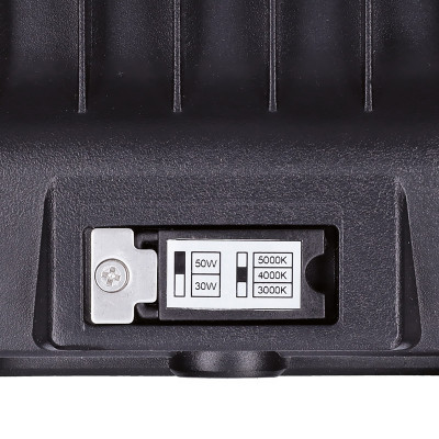 Reflektor LED 50W CCT BK SOLIGHT WM-50W-T 30-50W/CCT BK 3900-6500lm IP65 rýchlokonektor