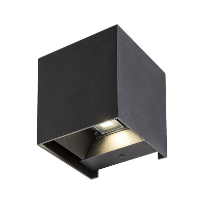 Vonkajšie nástenné svietidlo RABALUX 7396 SOLIN 1xG9 IP54 Black