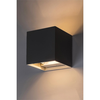 Vonkajšie nástenné svietidlo RABALUX 7396 SOLIN 1xG9 IP54 Black