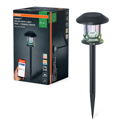 Lampa solárna OSRAM SMART+ BT Solar Path Light RGB+TW CCT 0,12W 15lm