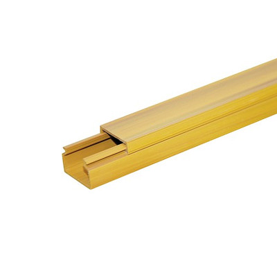 Žľab PVC 15x10 svetlé drevo