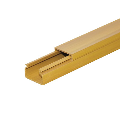 Žľab PVC 20x18 svetlé drevo