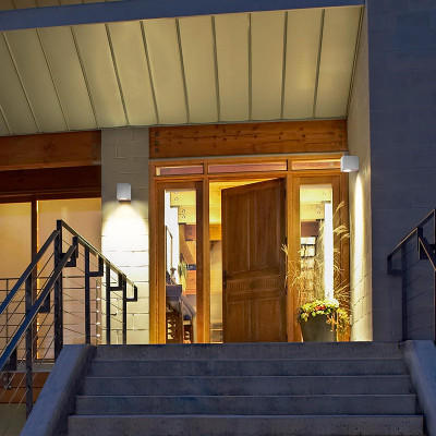 Vonkajšie nástenné svietidlo OSRAM ENDURA Classic Square Down White GU10 IP44