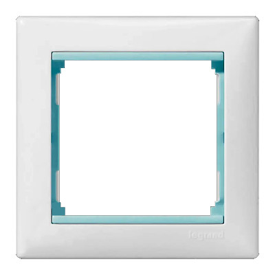 Jednorámček LEGRAND VALENA 774471 Biely/opálovomodrý