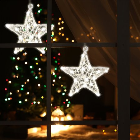 Vianočná dekorácia hviezda KID211B/WW